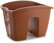 Riputatav lillepott Prosperplast Crown DCRO240, plastik, 24 cm, pruun