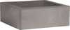 Lillepott Nicoli Minos 60, 60 x 60 x 22 cm, hall/tuhakarva
