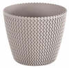 Lillepott Prosperplast Splofy DSP260, plastik, 26 cm, pruun