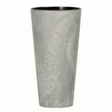 Plastikust lillepott Prosperplast Tubus Slim Beton Effect, DTUS400E-422U, 40 x 76 cm, hall