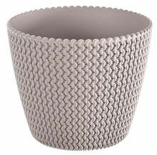 Lillepott Prosperplast Splofy DSP260, plastik, 26 cm, pruun