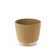 Lillepott Ryfo Eco wood, helepruun, 126 mm