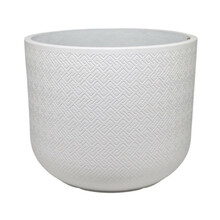 Lillepott Selena, D44 x H36 cm, valge