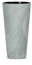 Plastikust lillepott Prosperplast Tubus Slim Beton, 25 x 48 cm, hall