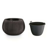 Lillepott Prosperplast, plastik, 29 cm, hall