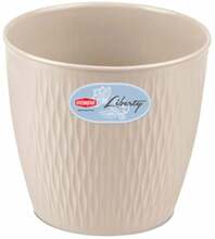 Lillepott Stefanplast Liberty, 30 x 27 cm, valge