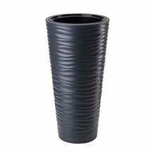 Lillepott Form Plastic Slim 2724, plastik, 40 cm, antratsiit