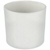 Lillepott Domoletti Wale Structur, 19 cm, valge