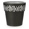 Lillepott Stefanplast Gaia, 30 x 29 cm, must