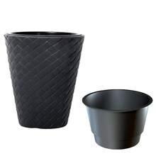Lillepott DBMT300 Matuba, 30 cm, antratsiit