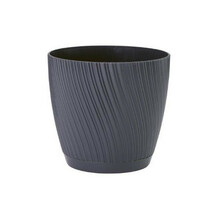 Lillepott Form Plastic Mika 130 10489416, polüpropüleen, 13 cm, must