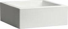 Lillepott Nicoli Minos 40, 40 x 40 x 15 cm, valge
