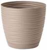 Lillepott Form Plastic Sahara, plast, 23 cm, beež