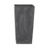 Lillepott Prosperplast Urbi Square Beton, antratsiit, 22 x 22 x 42 cm