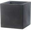 Lillepott Teraplast Schio Cubo 50, 50 x 50 x 50 cm, antratsiit