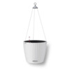 Lillepott Lechuza Nido Cottage 28, valge, läbimõõt 27 cm