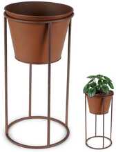 Lillepott Vilde metallist alusega, 41 cm, retro stiilis