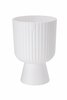 Lillepott Form Plastic KELI MIKA 5125-011, plastik, valge
