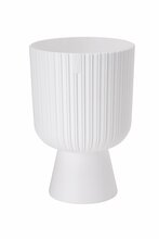 Lillepott Form Plastic KELI MIKA 5125-011, plastik, valge