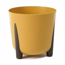 Lillepott Lamela Frida 228-15, plast, kollane