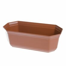 Plastikust lillepott Uniplastex UKOR, 24 cm x 11.3 cm, pruun