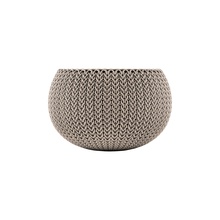 Riputatav lillepott Curver 231127, plastikust, 28 cm, pruun