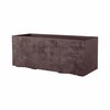 Lillepott Deroma Granitas veemahuti ja ratastega, 99 x 37,5 cm, pruun