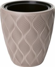 Lillepott Form Plastic Flow, 30 cm, pruun