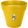 Lillepott Elho Loft Urban, ümmargune, plastikust, ratastega, 40 cm, okra
