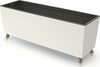 Lillepott Prosperplast Urbi Case, valge