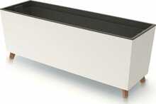Lillepott Prosperplast Urbi Case, valge