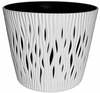 Lillepott Prosperplast Sandy Round, 19 cm, valge