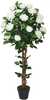 Kunsttaim Home4You ROSE TREE, 120 cm, 2 tüvega, must pott