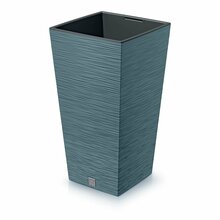 Lillepott Prosperplast Furu Square, 24 x 24 x 45 cm, sinine