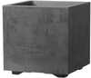 Lillepott Deroma Millennium R Cube, antratsiit, 25 cm, veereservuaariga