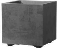 Lillepott Deroma Millennium R Cube, antratsiit, 25 cm, veereservuaariga