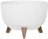 Lillepott 4Living Roma Line, 40 cm, valge