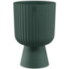 Lillepott Form Plastic Keli Mika, 18 cm, Eco Wood, roheline