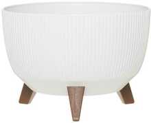 Lillepott 4Living Roma Line, 40 cm, valge
