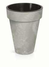 Lillepott Prosperplast Cube Slim Beton Effect, hall, 35 x 44 cm