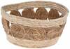 Lillepott Mondex Seagrass 002QX7, džuut, 33 x 33 x 33 cm, pruun/beež