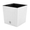 Lillepott Prosperplast, 32 x 32 cm, valge