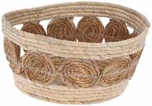 Lillepott Mondex Seagrass 002QX7, džuut, 33 x 33 x 33 cm, pruun/beež
