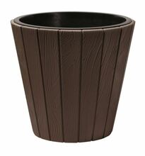 Plastikust lillepott Prosperplast WOODE, 48,8 x 48,8 x 45,7 cm, pruun