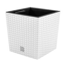 Lillepott Prosperplast, 32 x 32 cm, valge