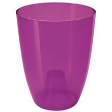 Lillepott Form Plastic Orchidėja, 13 cm, läbipaistev lilla/violetne