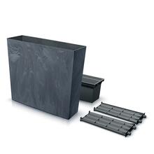 Lillepott Prosperplast Urbi Case Tower Beton Effect DUC800TE, antratsiit