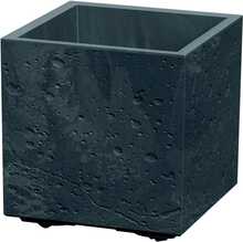 Plastikust lillepott Prosperplast Sierra, kandiline, 29 x 29 x 29 cm, antratsiit