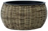 Lillepott Home4you Wicker, 37 x 19 cm, helepruun