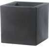 Lillepott Teraplast Schio Cubo 30, 30 x 30 x 30 cm, antratsiit